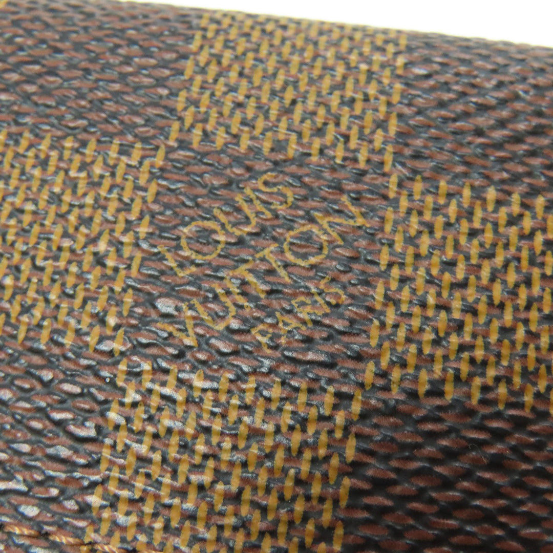 LOUIS VUITTON Key case Key holder  N62631 Damier canvas Brown Multicles4 Women(Unisex) Used Authentic