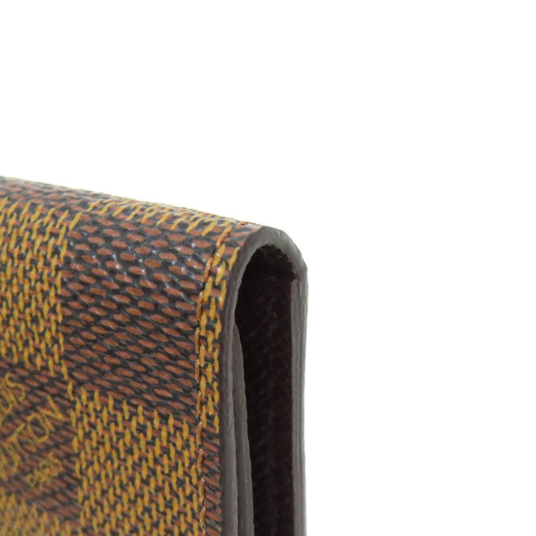 LOUIS VUITTON Key case Key holder  N62631 Damier canvas Brown Multicles4 Women(Unisex) Used Authentic
