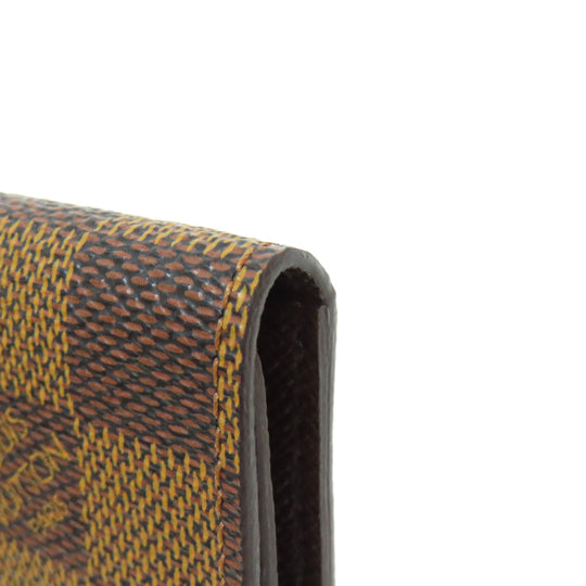 LOUIS VUITTON Key case Key holder  N62631 Damier canvas Brown Multicles4 Women(Unisex) Used Authentic