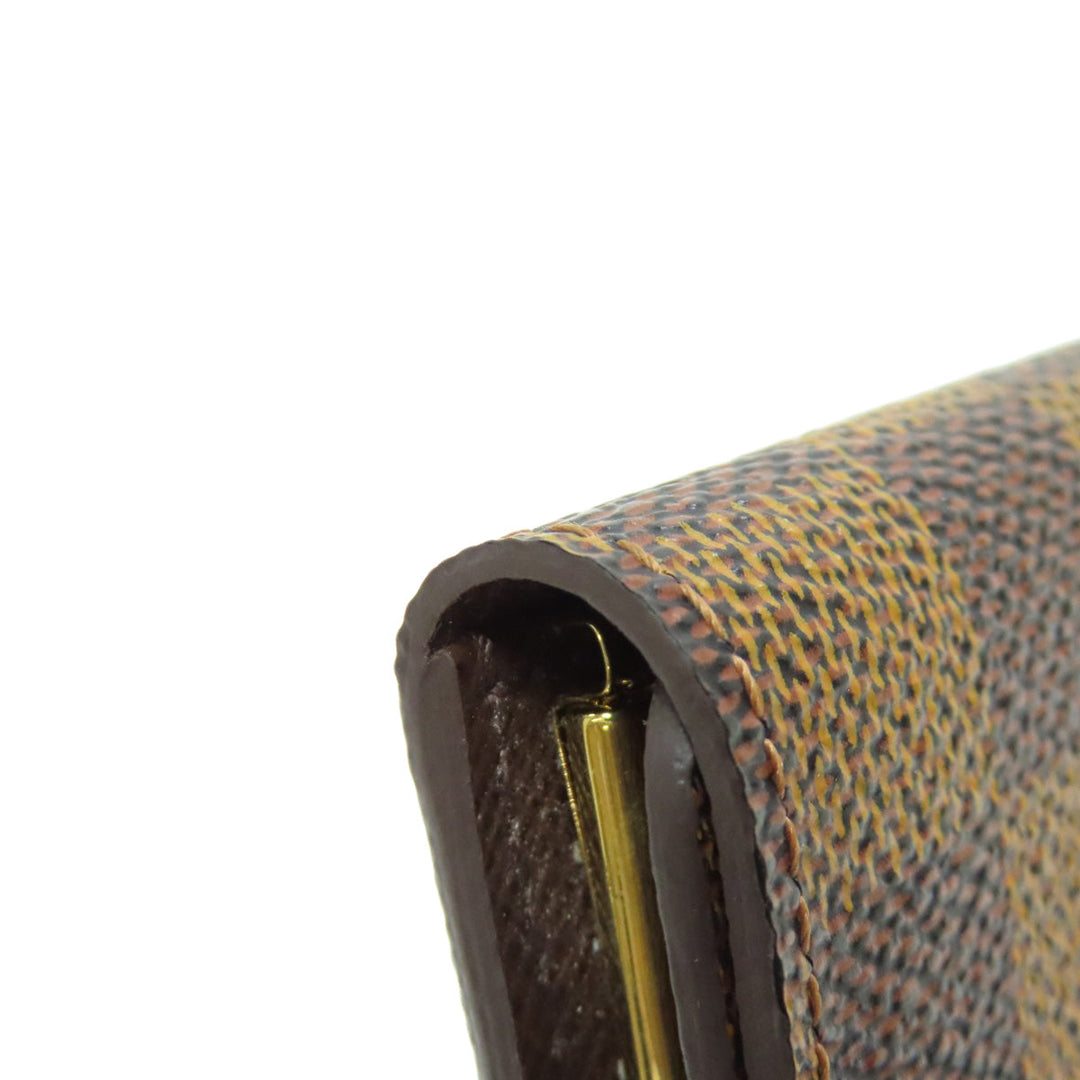 LOUIS VUITTON Key case Key holder  N62631 Damier canvas Brown Multicles4 Women(Unisex) Used Authentic
