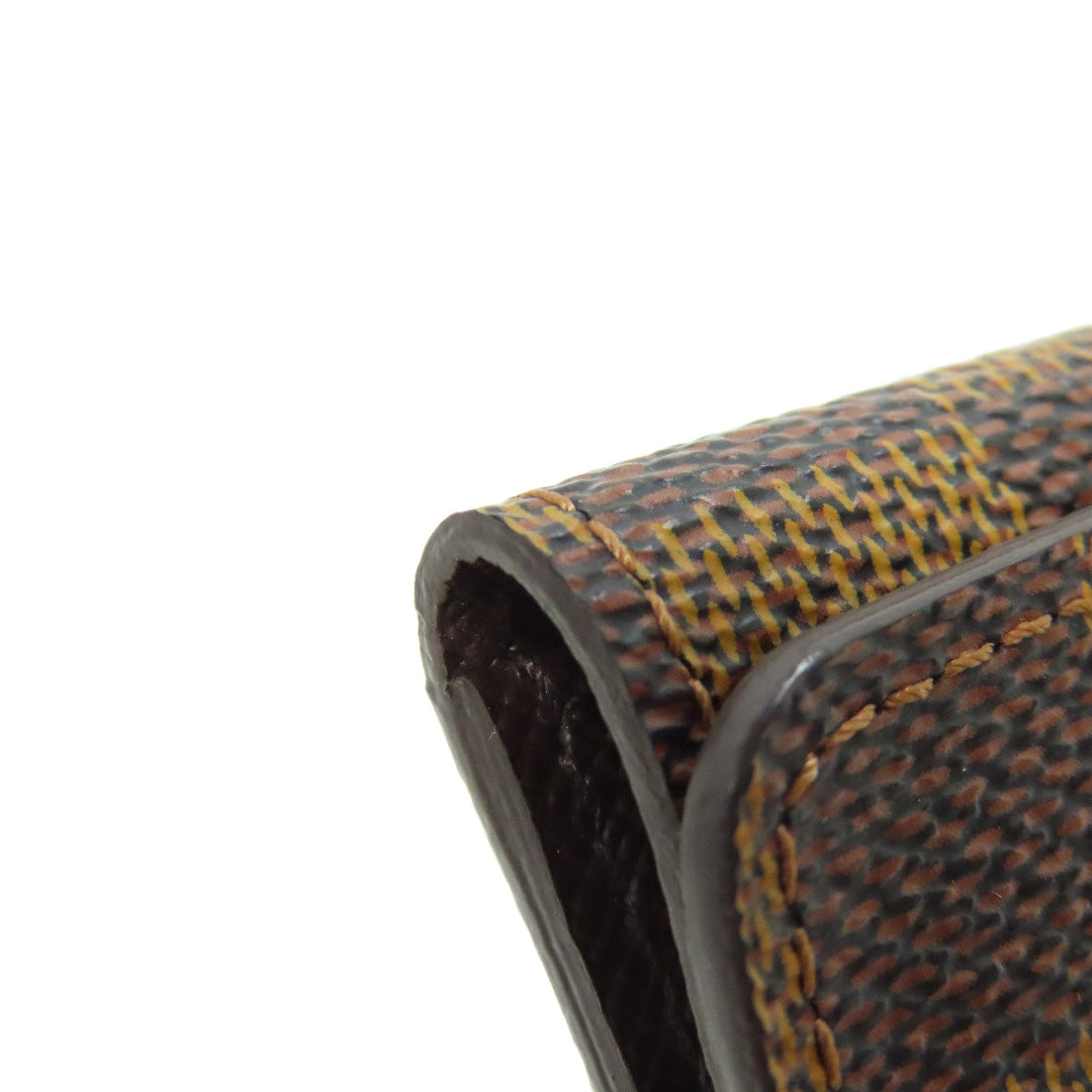LOUIS VUITTON Key case Key holder  N62631 Damier canvas Brown Multicles4 Women(Unisex) Used Authentic