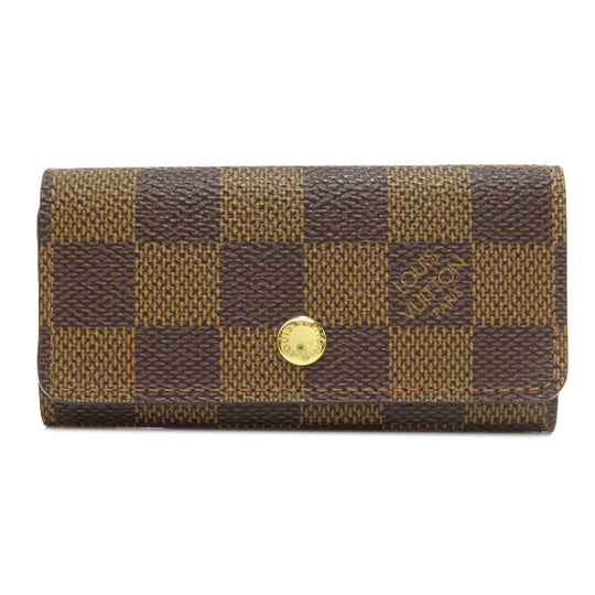 LOUIS VUITTON Key case Key holder  N62631 Damier canvas Brown Multicles4 Women(Unisex) Used Authentic