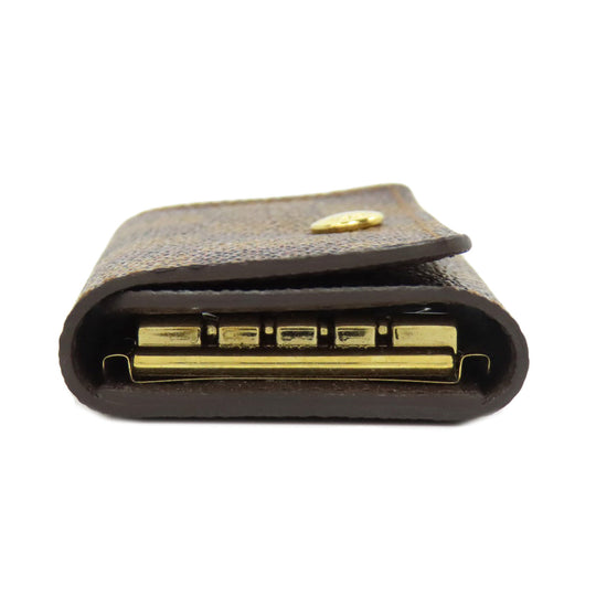 LOUIS VUITTON Key case Key holder  N62631 Damier canvas Brown Multicles4 Women(Unisex) Used Authentic