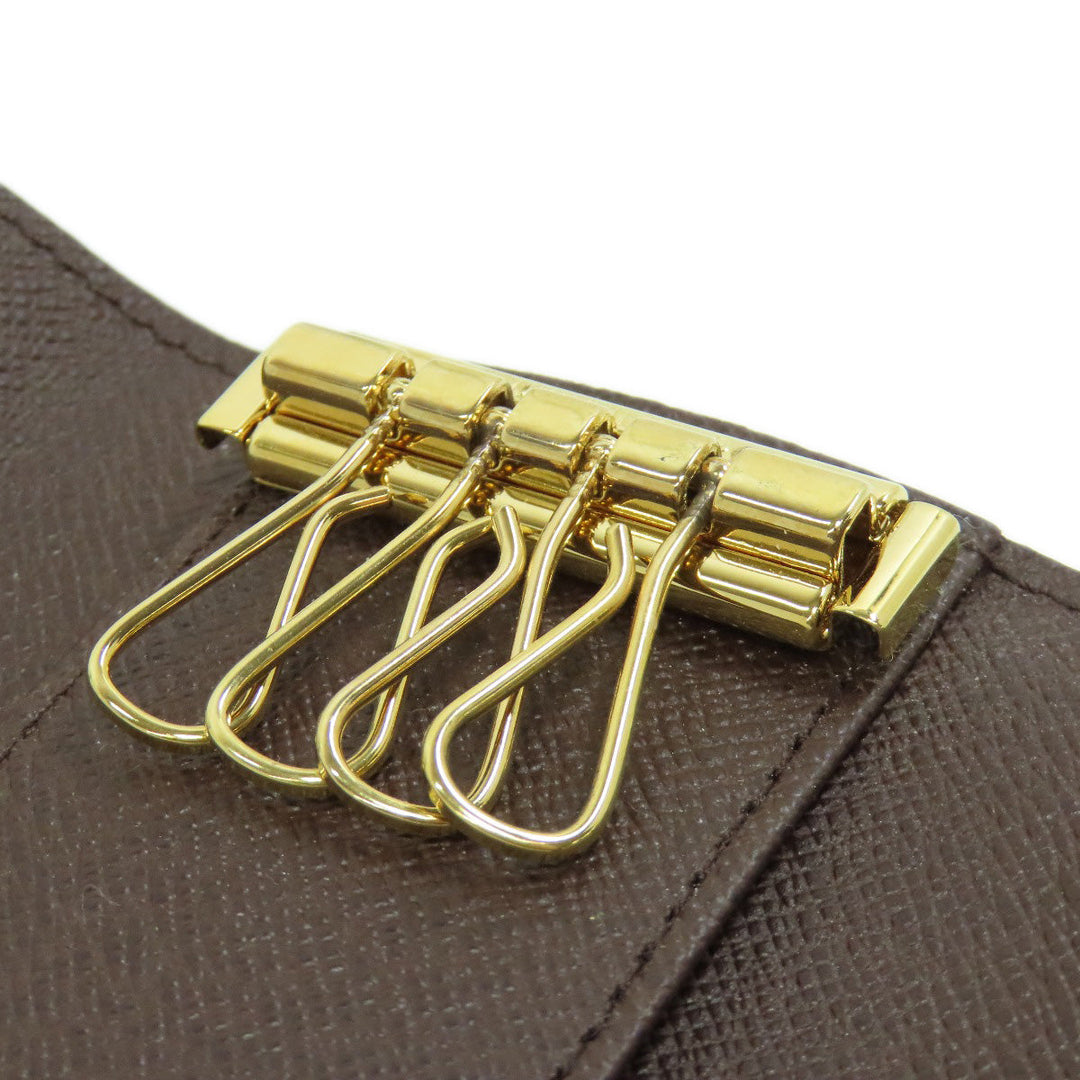 LOUIS VUITTON Key case Key holder  N62631 Damier canvas Brown Multicles4 Women(Unisex) Used Authentic