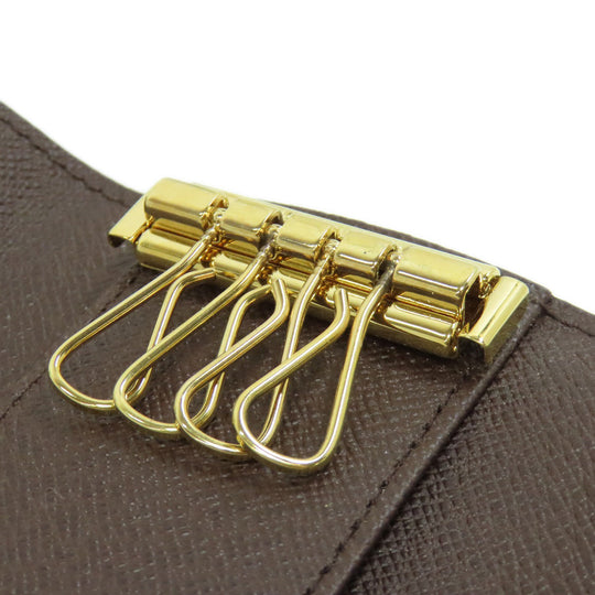 LOUIS VUITTON Key case Key holder  N62631 Damier canvas Brown Multicles4 Women(Unisex) Used Authentic