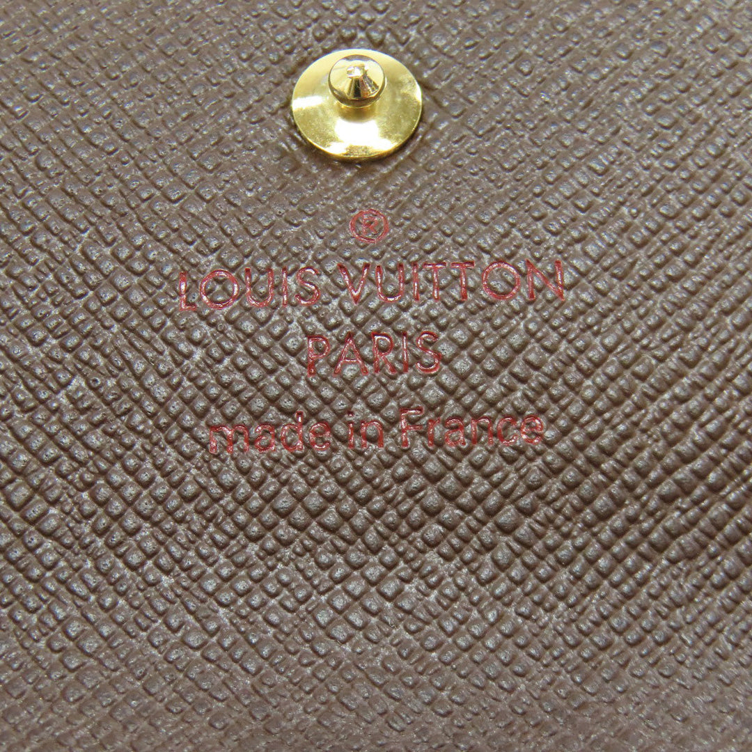 LOUIS VUITTON Key case Key holder  N62631 Damier canvas Brown Multicles4 Women(Unisex) Used Authentic