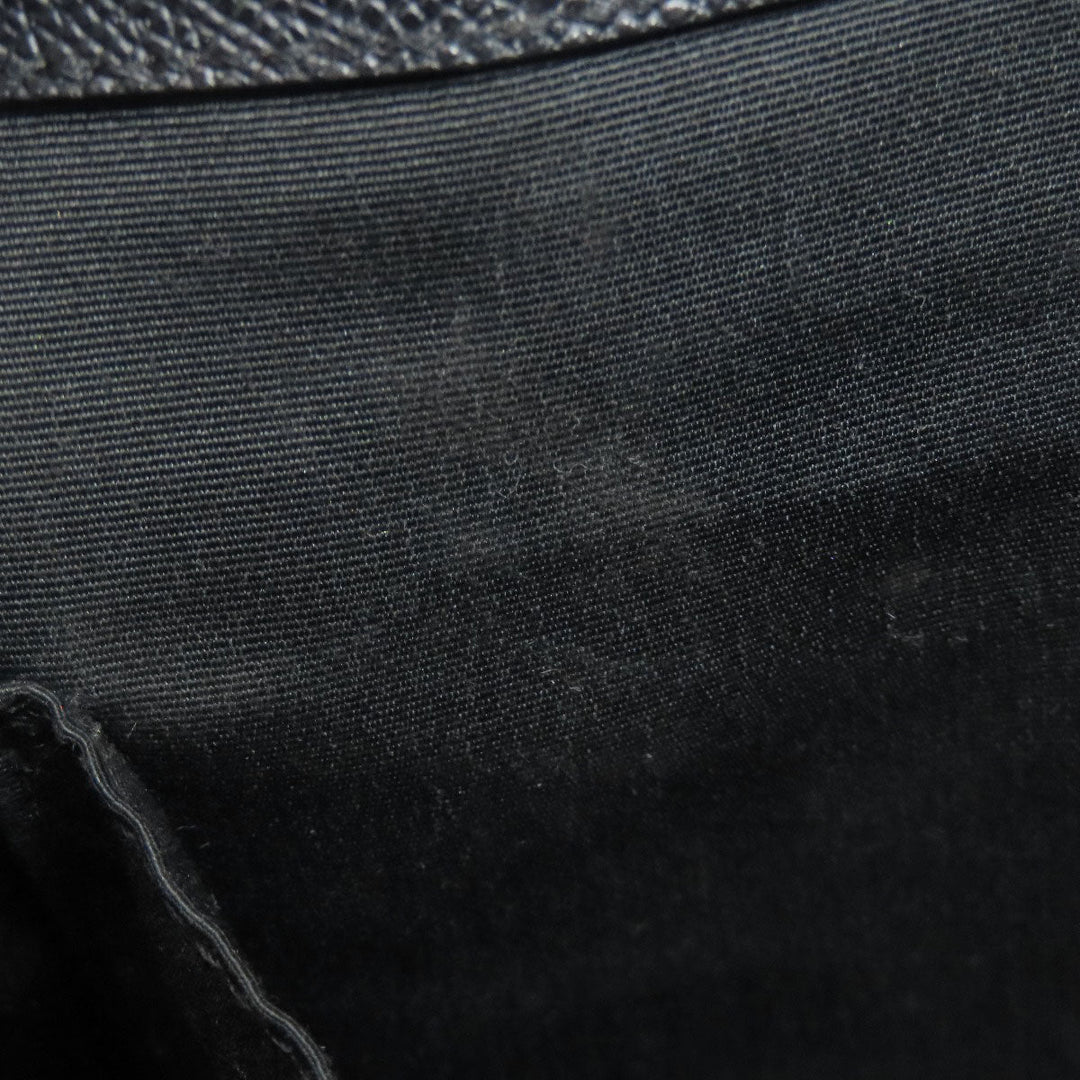 COACH Tote Bag F31474 leather black logo Women Used Authentic