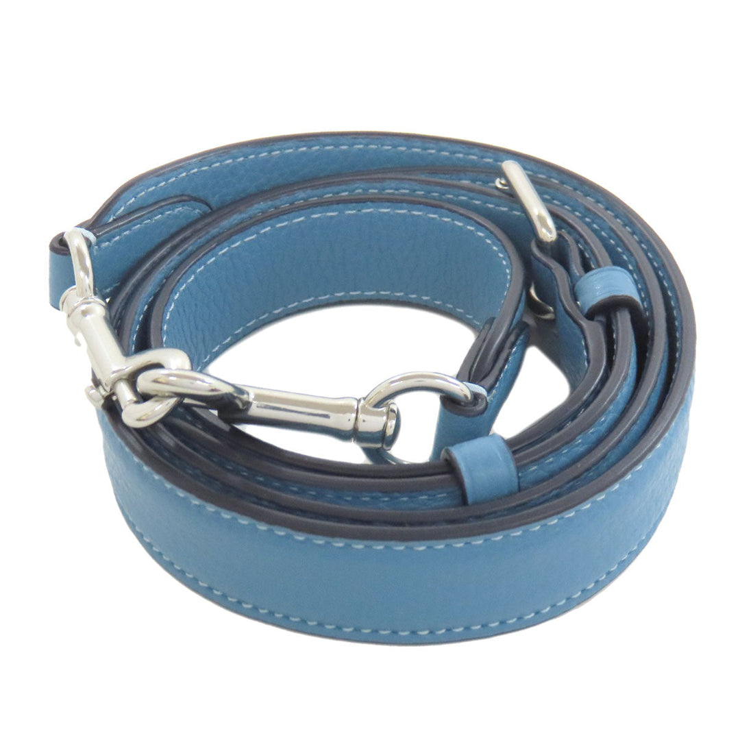 COACH Shoulder Bag C8306 canvas gray Ronnie Signature 2WAY Women Used Authentic