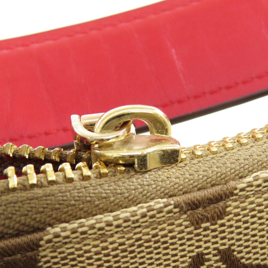 COACH Shoulder Bag F36377 canvas Brown one belt signature 2WAY Women Used Authentic