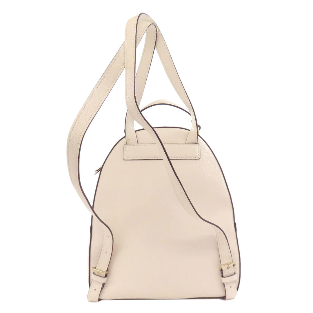 COACH Backpack F76622 Leather, PVC white Signature Women Used Authentic