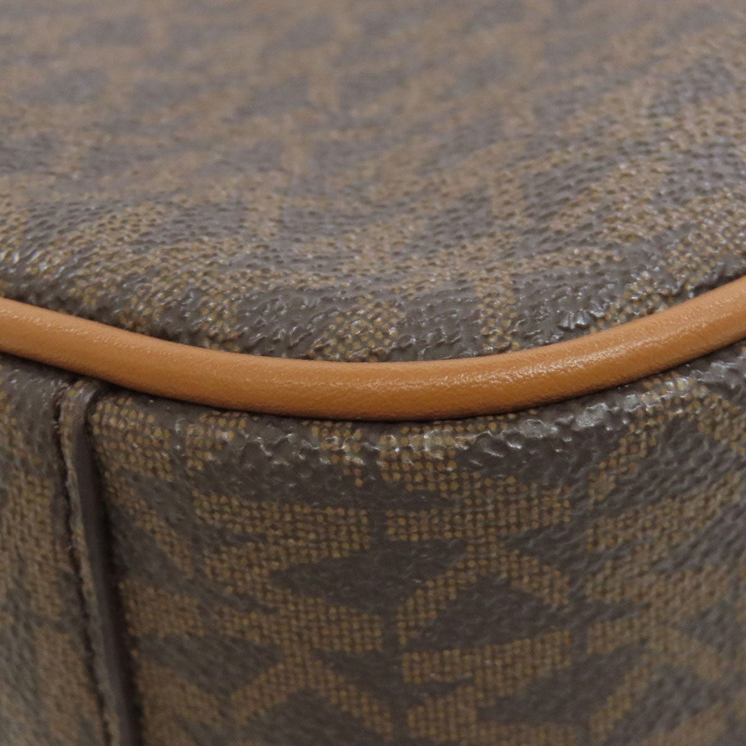 MICHAEL KORS Shoulder Bag PVC Brown MK signature