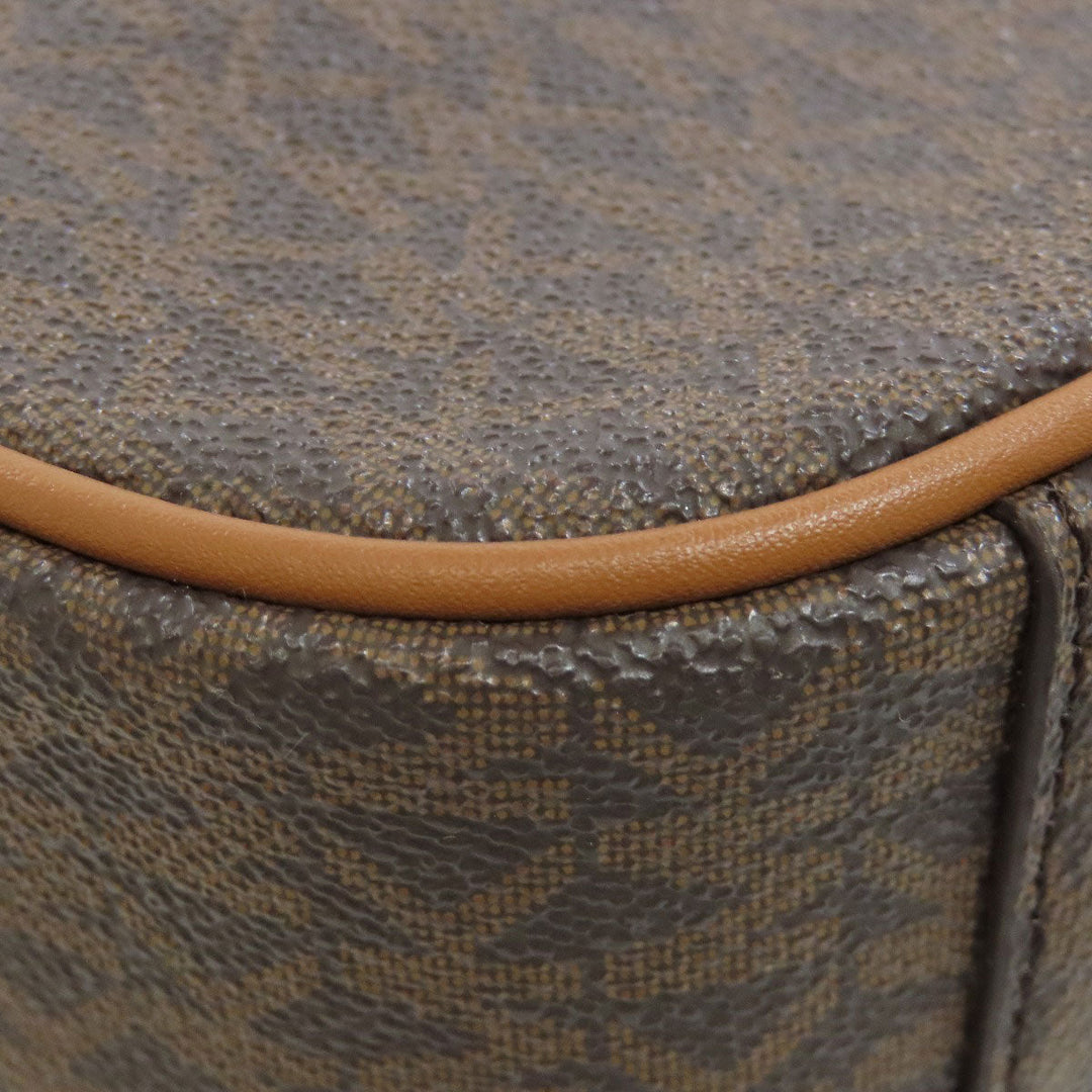 MICHAEL KORS Shoulder Bag PVC Brown MK signature