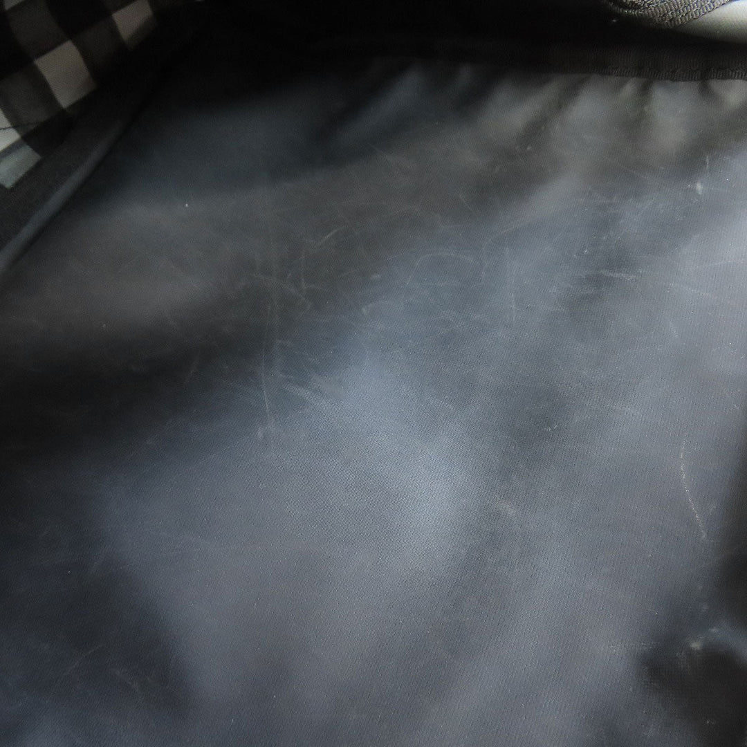 MARC BY MARC JACOBS Backpack Nylon black Check Pattern Women Used Authentic