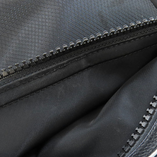 COLE HAAN Backpack Nylon black logo Women Used Authentic