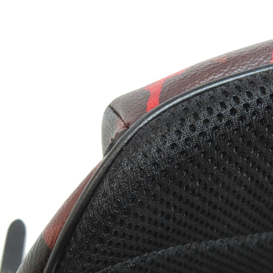 COACH Sling bag F89034 PVC, Leather black Camouflage Pattern mens Used Authentic