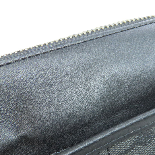 COACH Shoulder Bag C8141 PVC black Signature Women Used Authentic