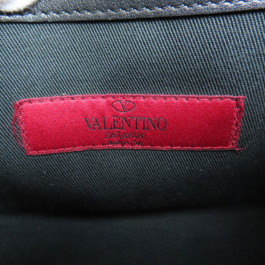 RaimondoValentino Shoulder Bag leather black Studs Women Used Authentic