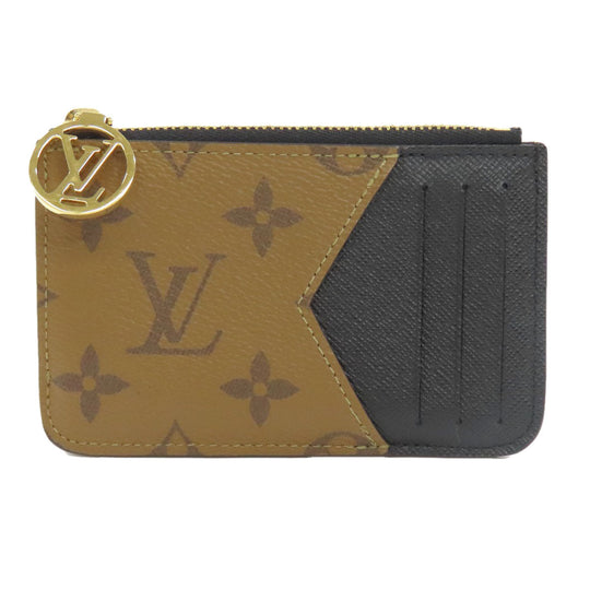 LOUIS VUITTON Coin case M81912 Monogram canvas Brown Porto Cult Romy Women Used Authentic