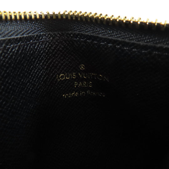 LOUIS VUITTON Coin case M81912 Monogram canvas Brown Porto Cult Romy Women Used Authentic