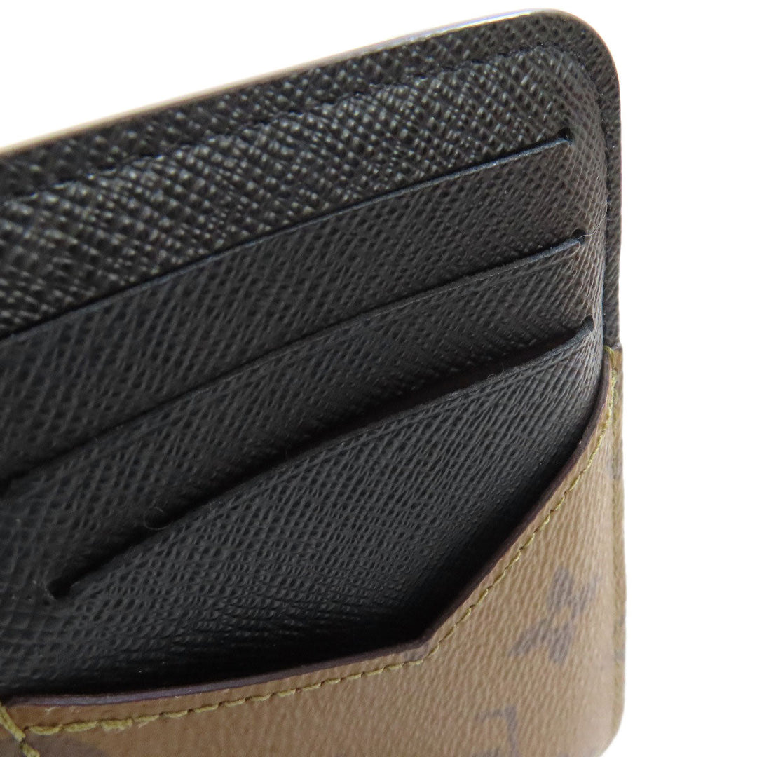 LOUIS VUITTON Coin case M81912 Monogram canvas Brown Porto Cult Romy Women Used Authentic