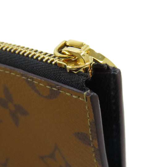 LOUIS VUITTON Coin case M81912 Monogram canvas Brown Porto Cult Romy Women Used Authentic