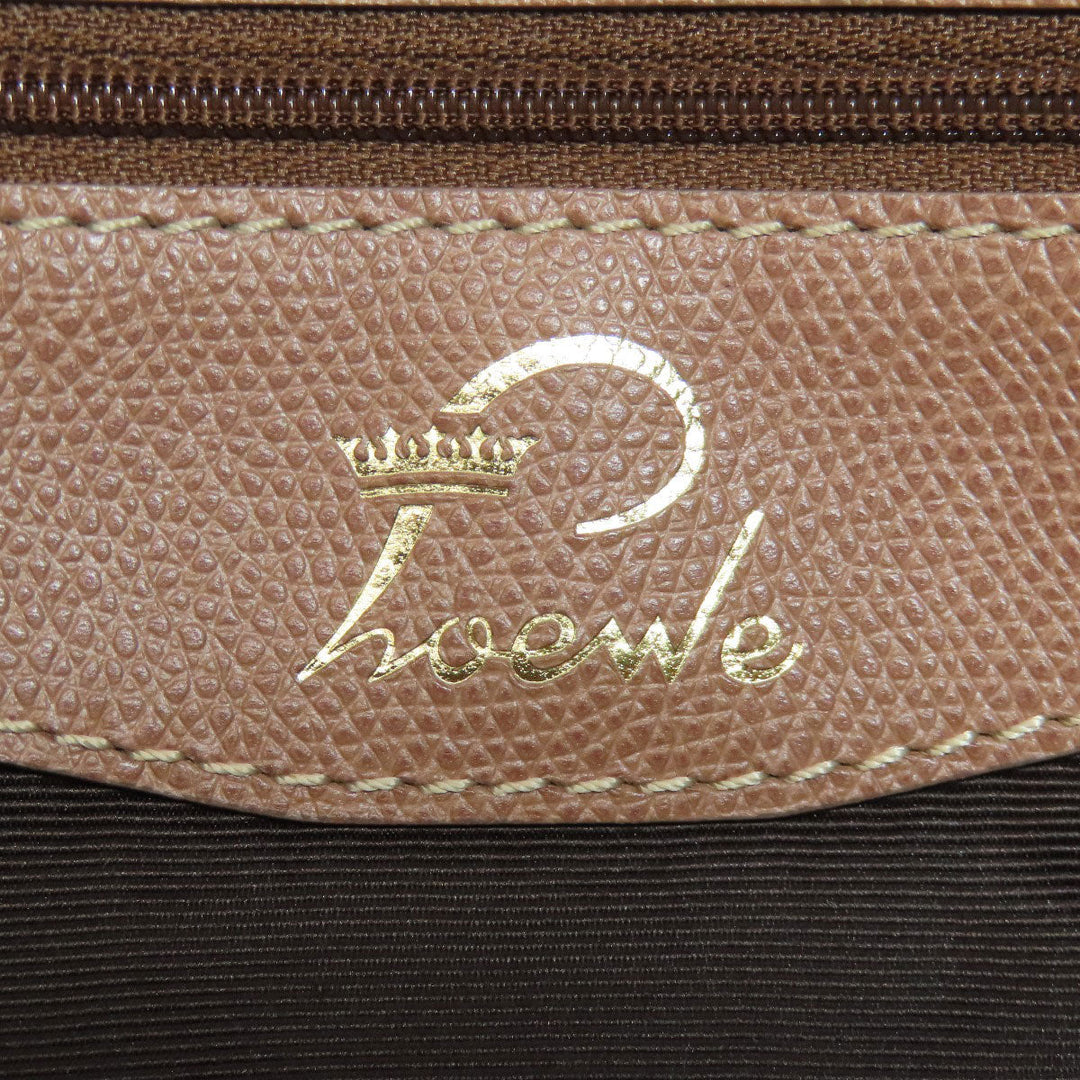 LOEWE Tote Bag canvas beige anagram Women Used Authentic