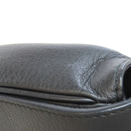 BALENCIAGA Long Wallet Purse 502027 Calfskin black Chain wallet Women Used Authentic