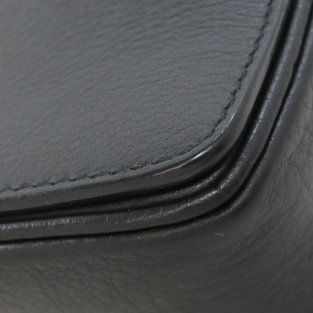 BALENCIAGA Long Wallet Purse 502027 Calfskin black Chain wallet Women Used Authentic
