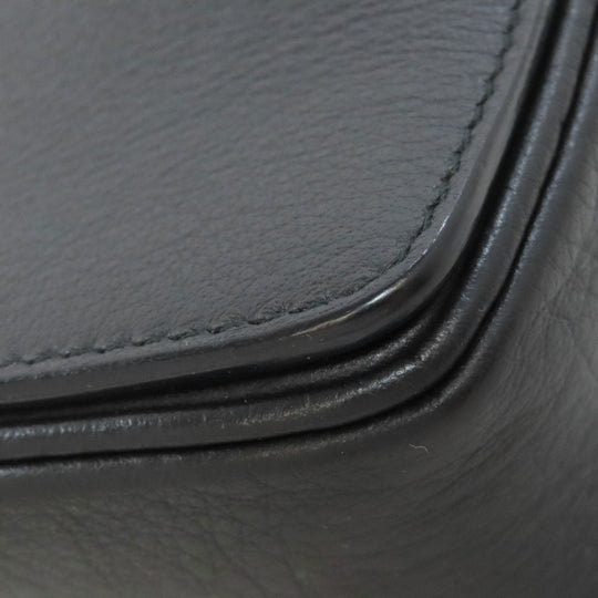 BALENCIAGA Long Wallet Purse 502027 Calfskin black Chain wallet Women Used Authentic