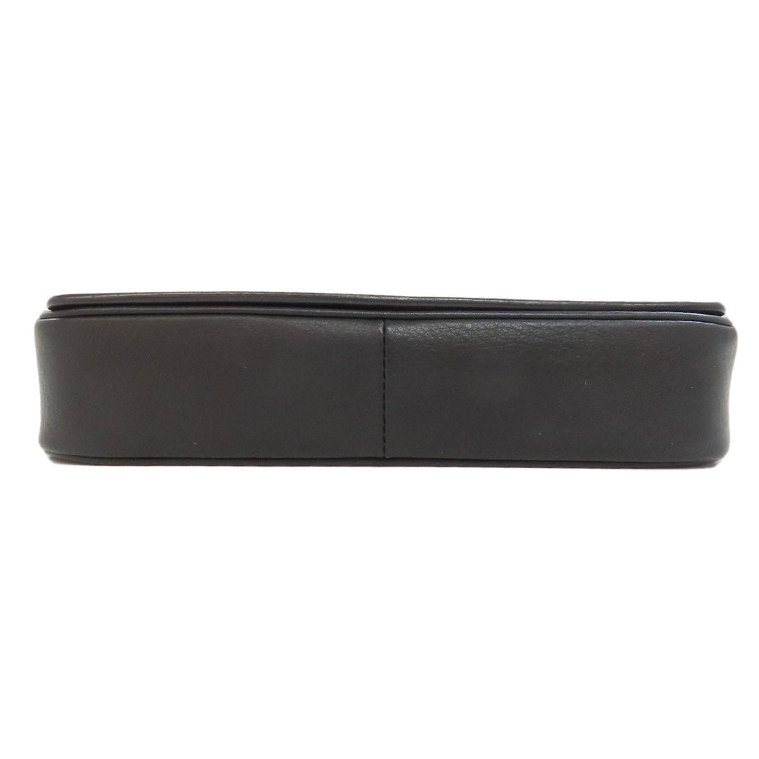 BALENCIAGA Long Wallet Purse 502027 Calfskin black Chain wallet Women Used Authentic