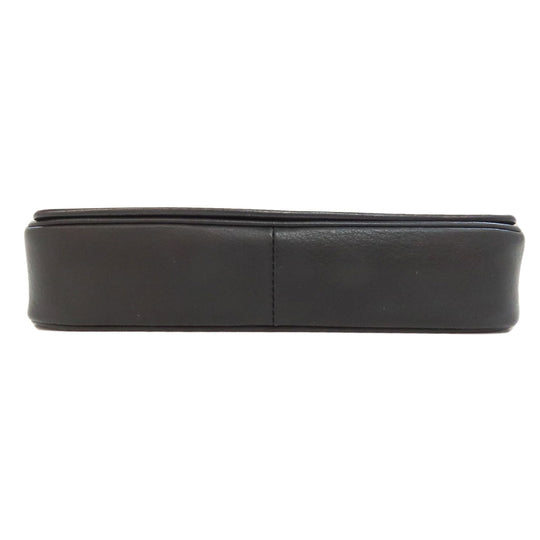 BALENCIAGA Long Wallet Purse 502027 Calfskin black Chain wallet Women Used Authentic