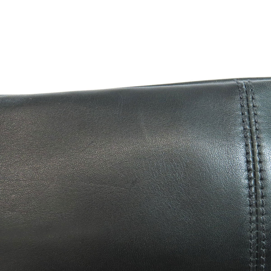 COACH Tote Bag 70395 PVC black Signature Women Used Authentic