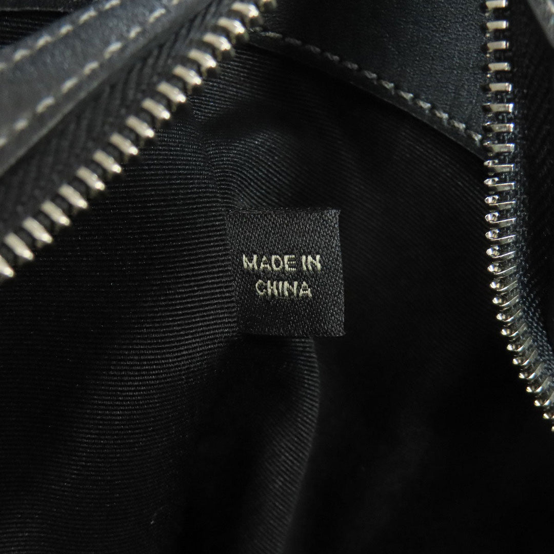 COACH Tote Bag 70395 PVC black Signature Women Used Authentic