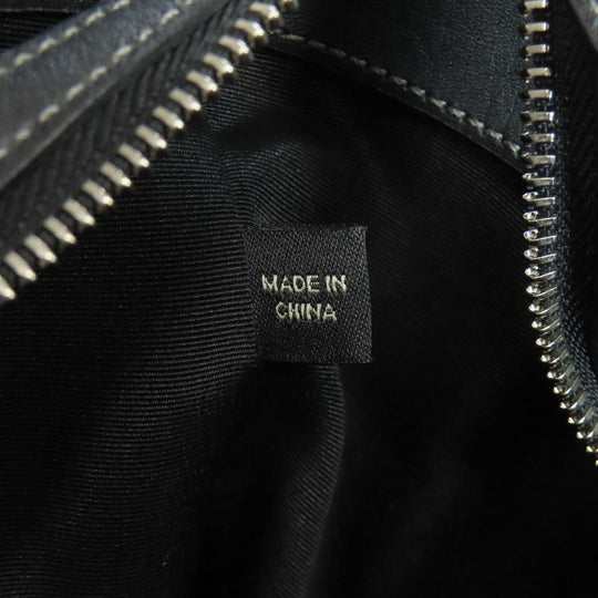 COACH Tote Bag 70395 PVC black Signature Women Used Authentic