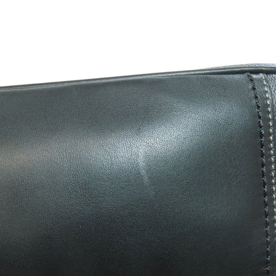 COACH Tote Bag 70395 PVC black Signature Women Used Authentic