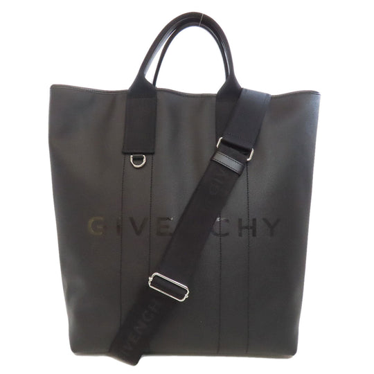 Givenchy Tote Bag Calfskin black 2WAY Women Used Authentic