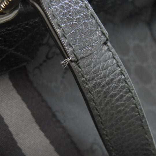 GUCCI Boston Duffel bag 449180 Nylon black GG outlet Women Used Authentic