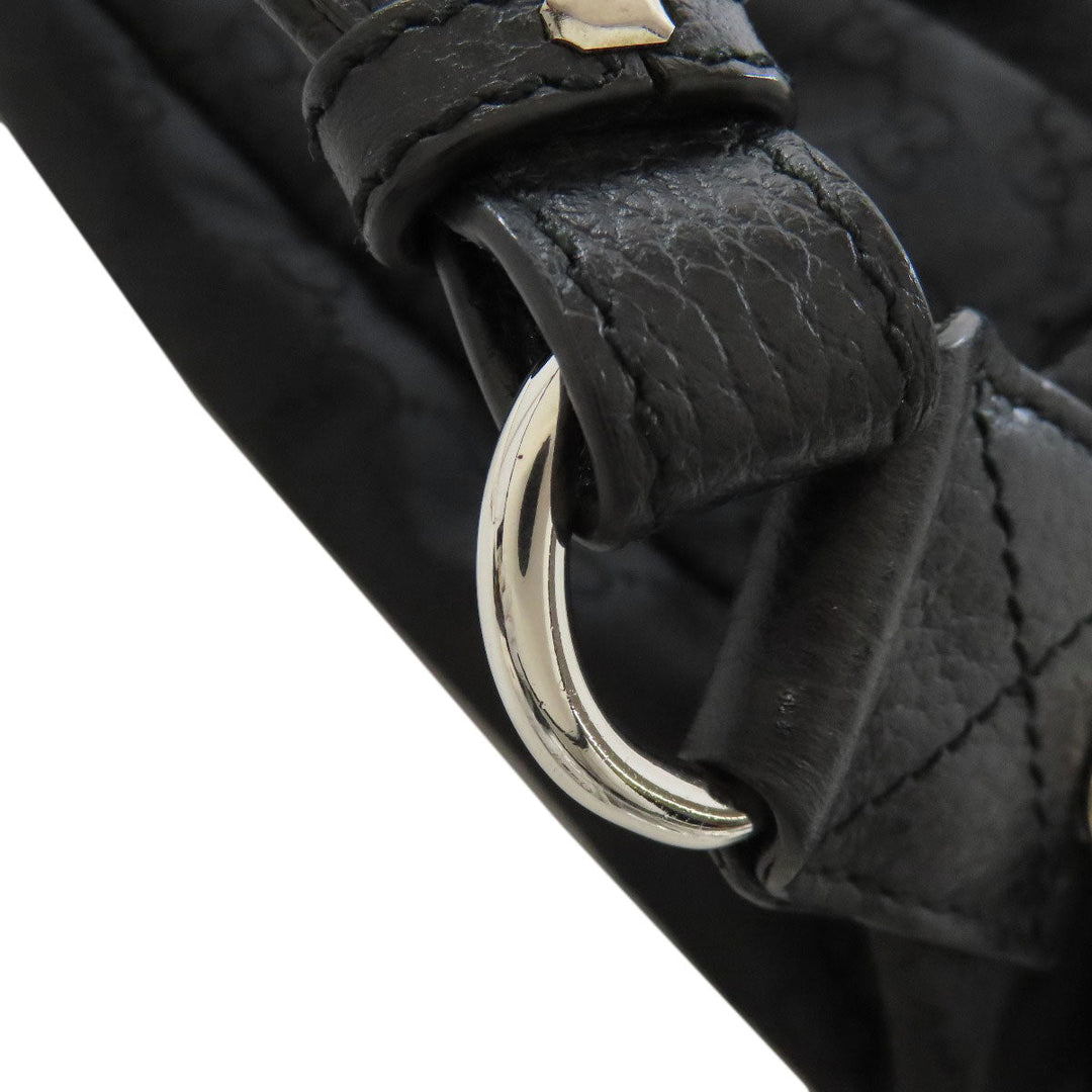 GUCCI Boston Duffel bag 449180 Nylon black GG outlet Women Used Authentic