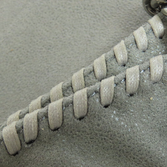 Stella McCartney Handbag polyester gray Falabella 2WAY Women Used Authentic