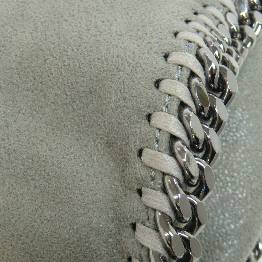 Stella McCartney Handbag polyester gray Falabella 2WAY Women Used Authentic
