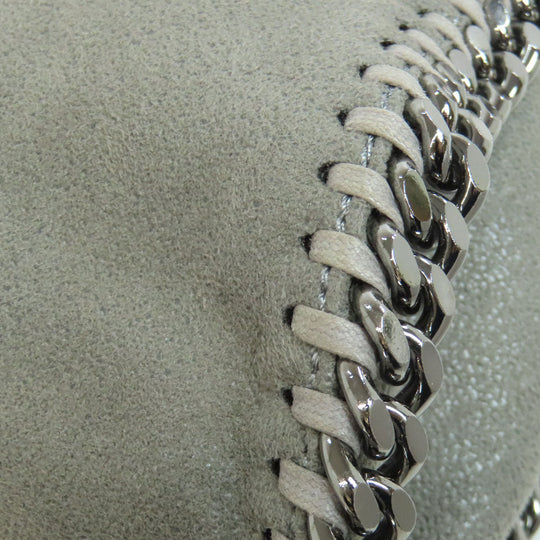 Stella McCartney Handbag polyester gray Falabella 2WAY Women Used Authentic