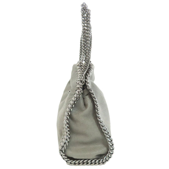 Stella McCartney Handbag polyester gray Falabella 2WAY Women Used Authentic