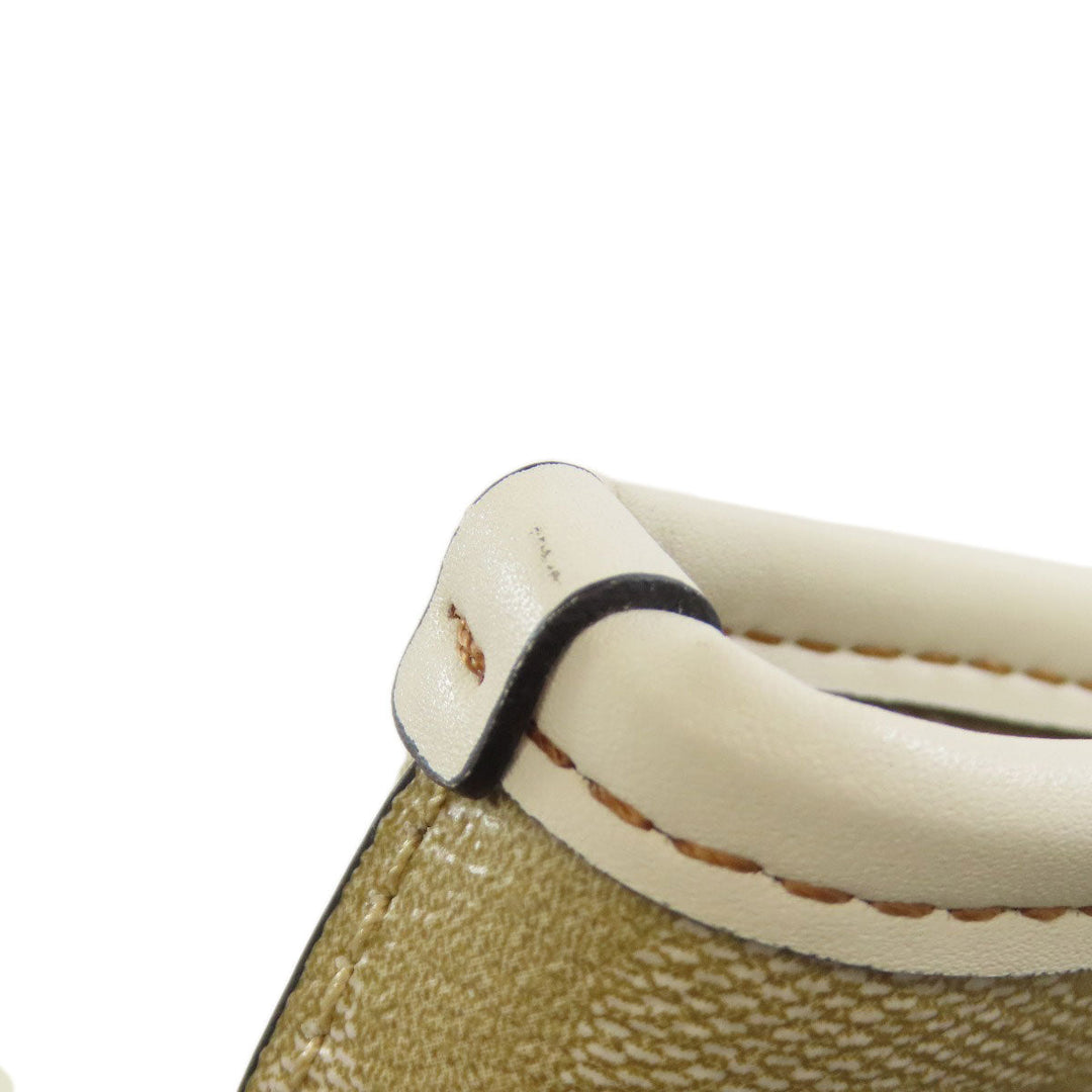 COACH Tote Bag F29358 PVC beige Mickey collaboration Disney Women Used Authentic