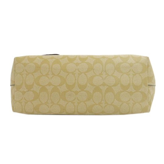 COACH Tote Bag F29358 PVC beige Mickey collaboration Disney Women Used Authentic