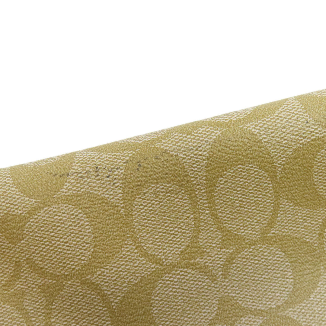 COACH Tote Bag F29358 PVC beige Mickey collaboration Disney Women Used Authentic