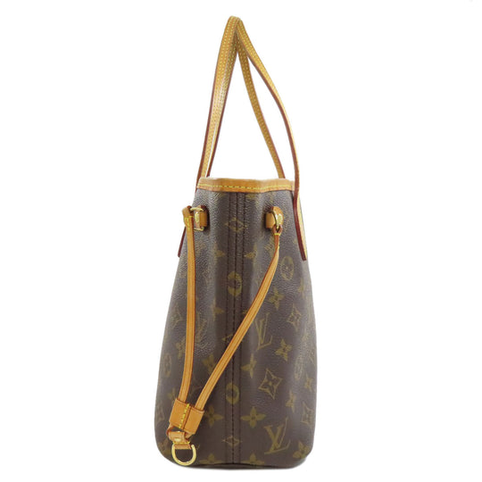 LOUIS VUITTON Handbag M40155 Monogram canvas Brown Never full PM Women Used Authentic