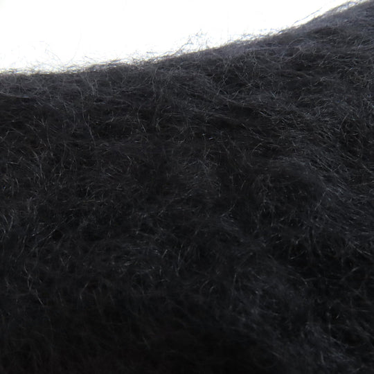 LOEWE Scarf Mohair, Wool black anagram Women Used Authentic