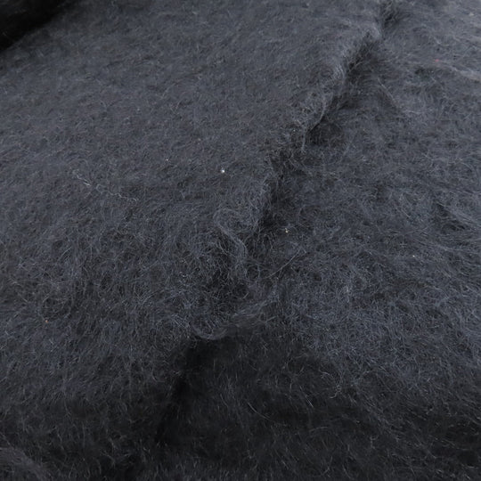 LOEWE Scarf Mohair, Wool black anagram Women Used Authentic