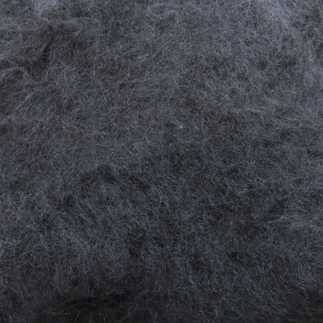 LOEWE Scarf Mohair, Wool black anagram Women Used Authentic