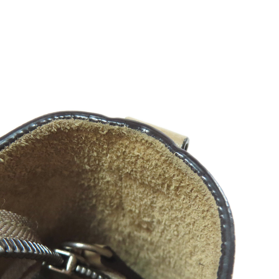 CELINE Handbag Calfskin beige Luggage nano 2 WAY Women Used Authentic